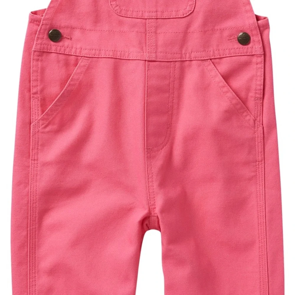 Carhartt Kids Overalls in Soft Pink - Picture 4 of 4